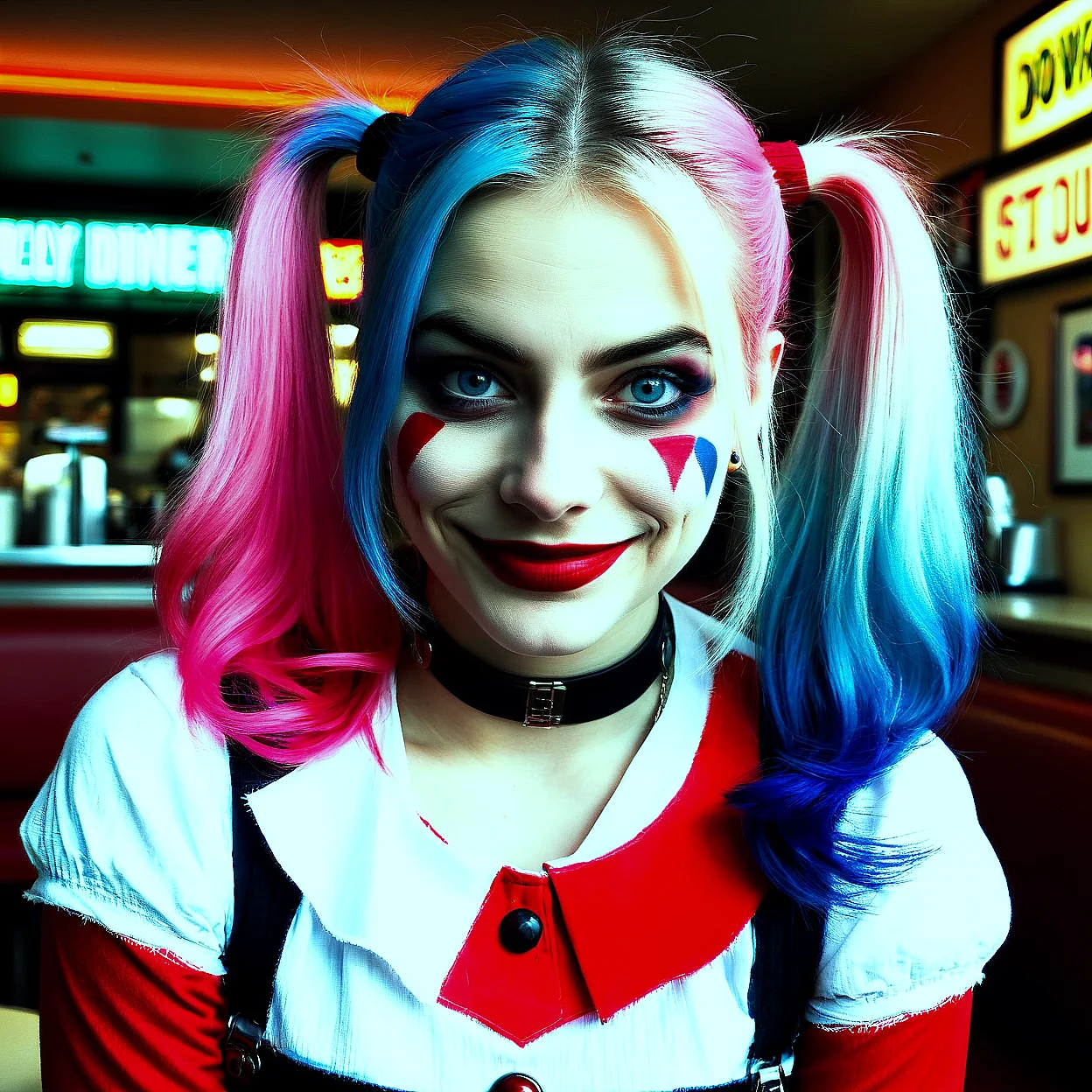 Harley Quinn — image 4/5, متمردة AI character on HoneyChat