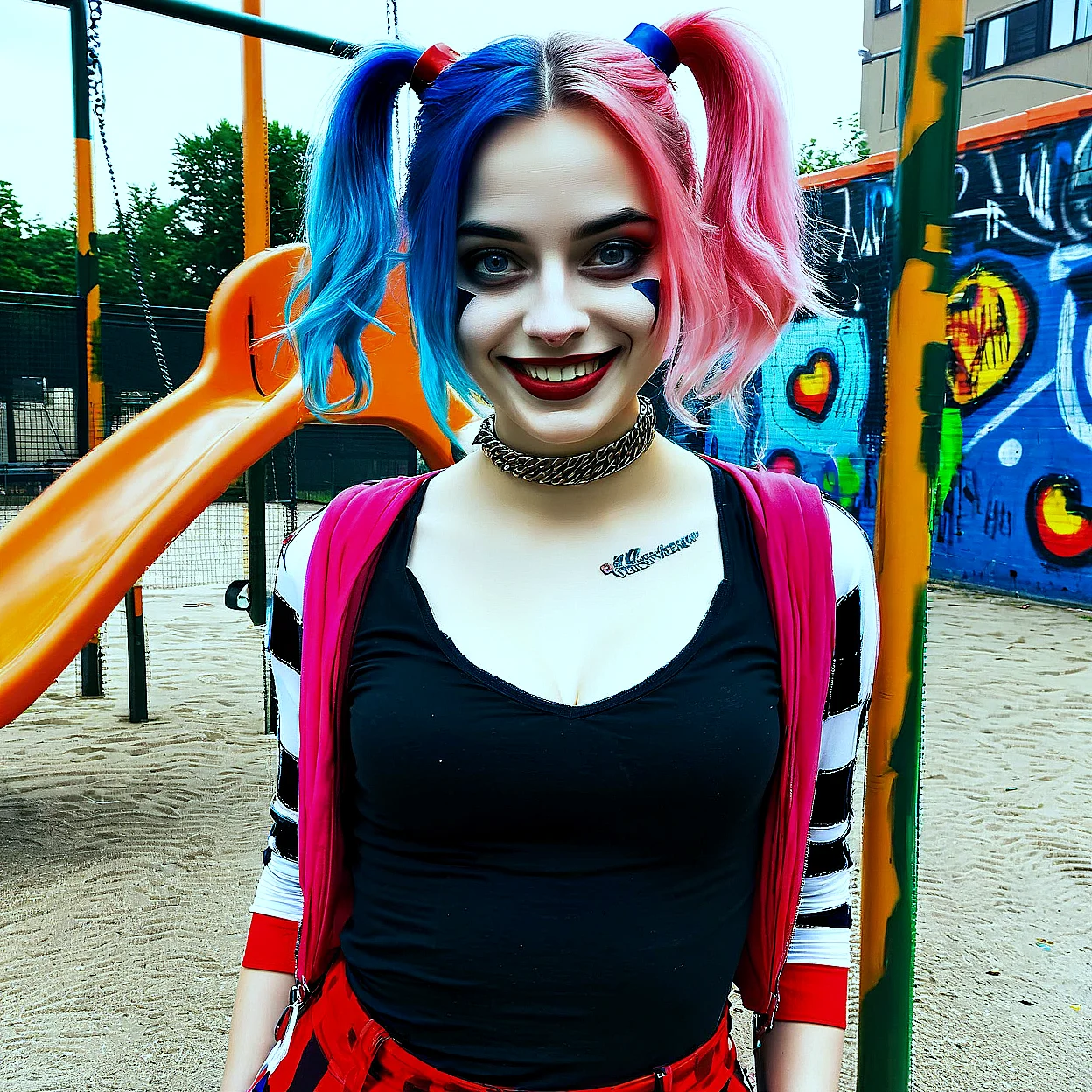Harley Quinn — image 1/5, Rebel AI character on HoneyChat