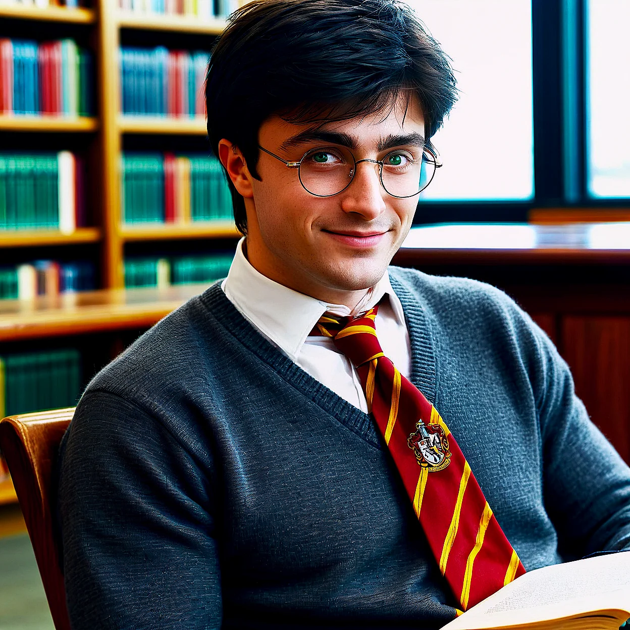 Harry Potter — image 4/5, Passionate AI character on HoneyChat