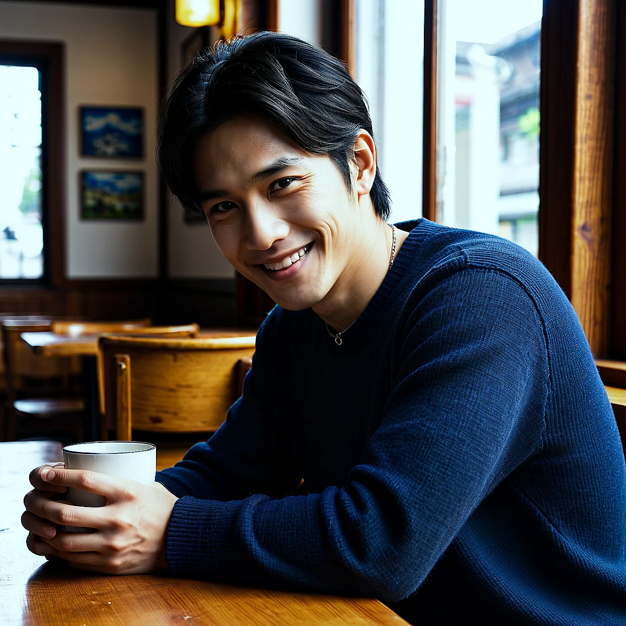 Haruto Watanabe — image 5/5, Introvert AI character on HoneyChat