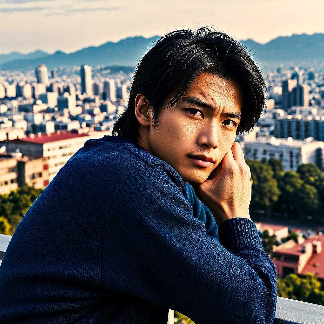Haruto Watanabe — image 4/5, Introvert AI character on HoneyChat