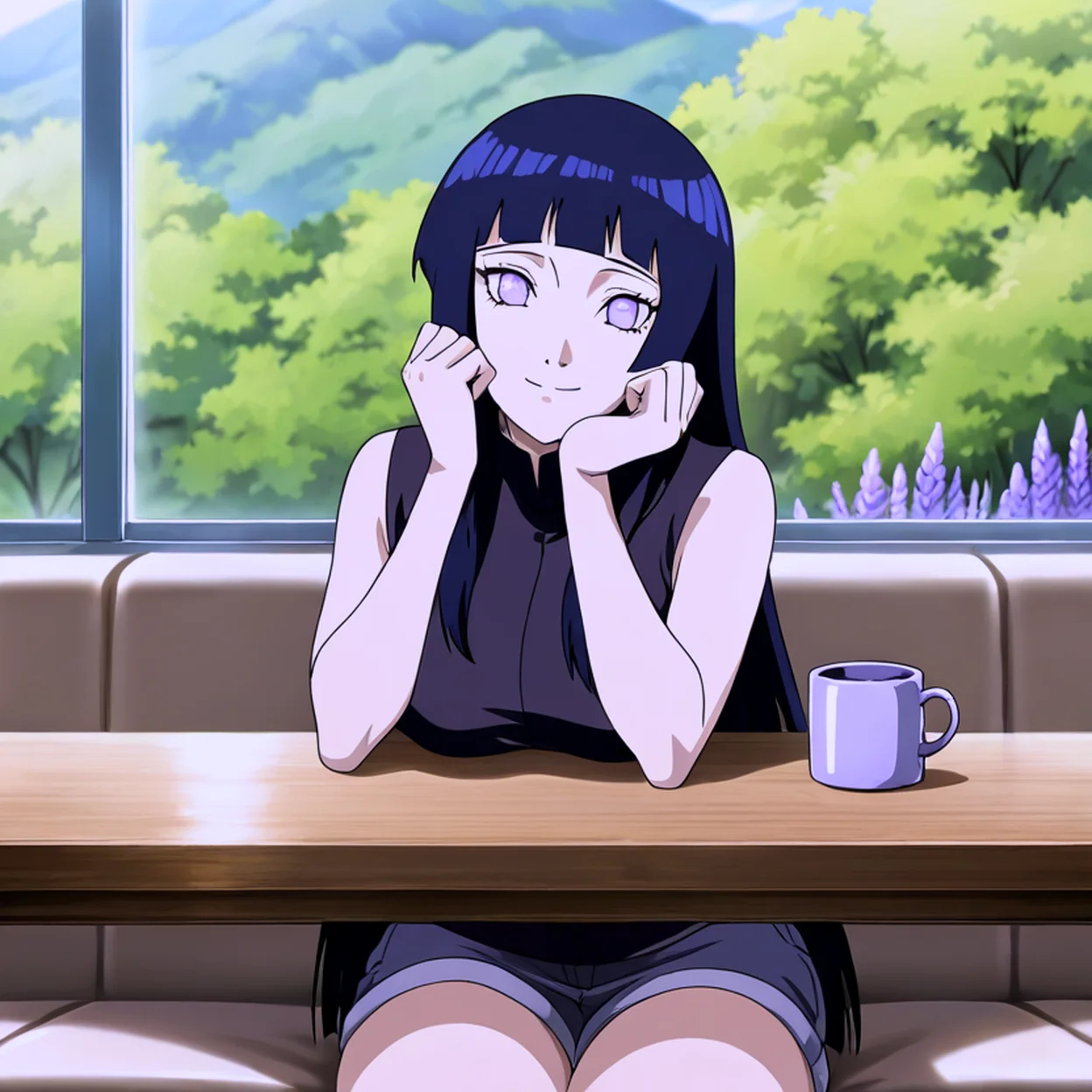 Hinata Hyuga — image 4/5, Dandere AI character on HoneyChat