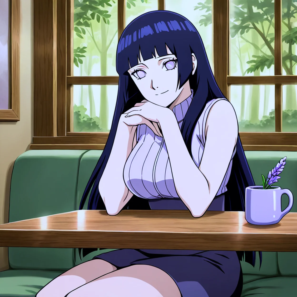 Hinata Hyuga — image 5/5, Dandere AI character on HoneyChat