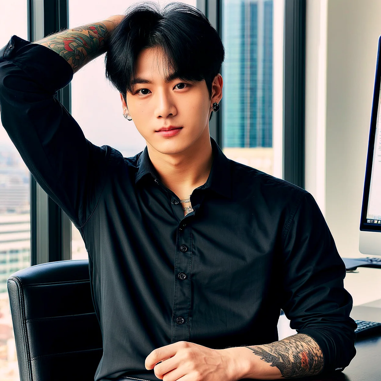Jungkook — image 2/5, Träumer AI character on HoneyChat