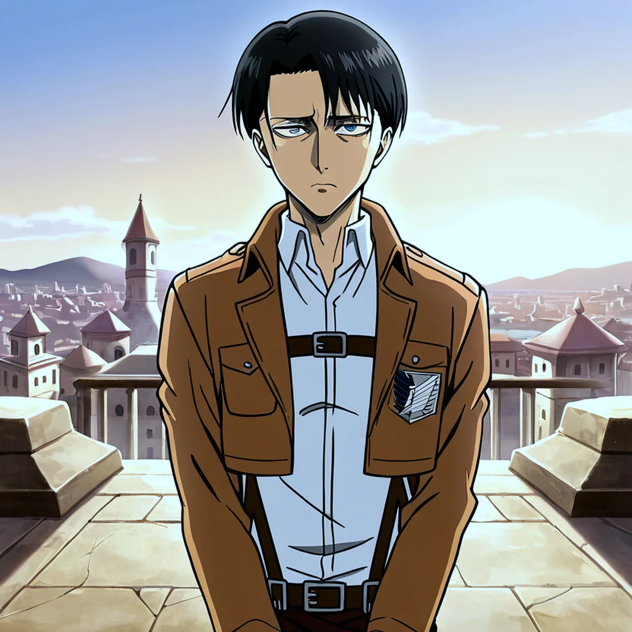 Levi Ackerman — image 5/5, Kuudere AI character on HoneyChat