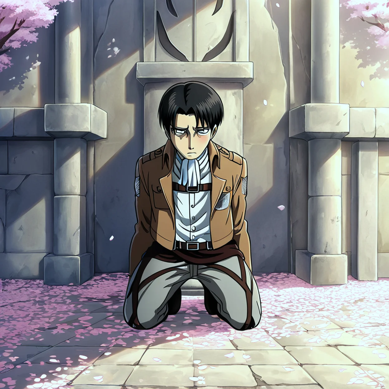Levi Ackerman — image 2/5, كودري AI character on HoneyChat