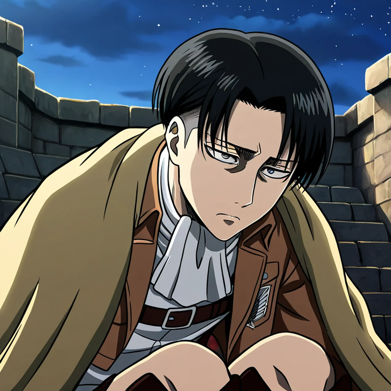 Levi Ackerman — image 5/5, كودري AI character on HoneyChat