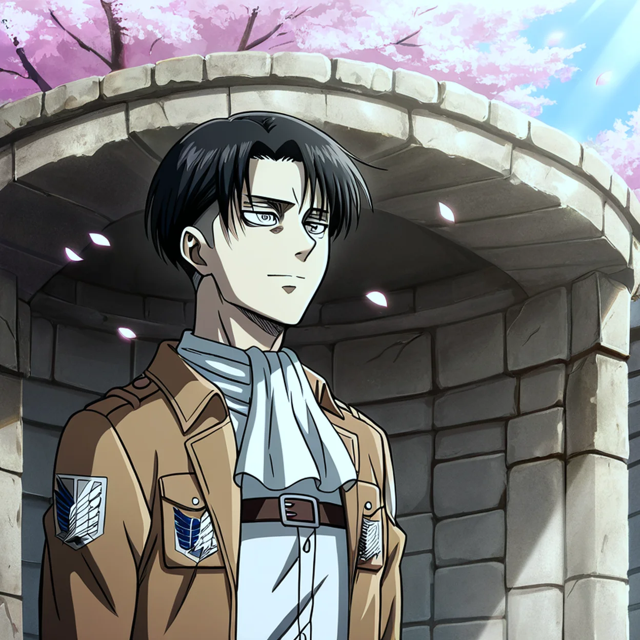 Levi Ackerman — image 4/5, Kuudere AI character on HoneyChat