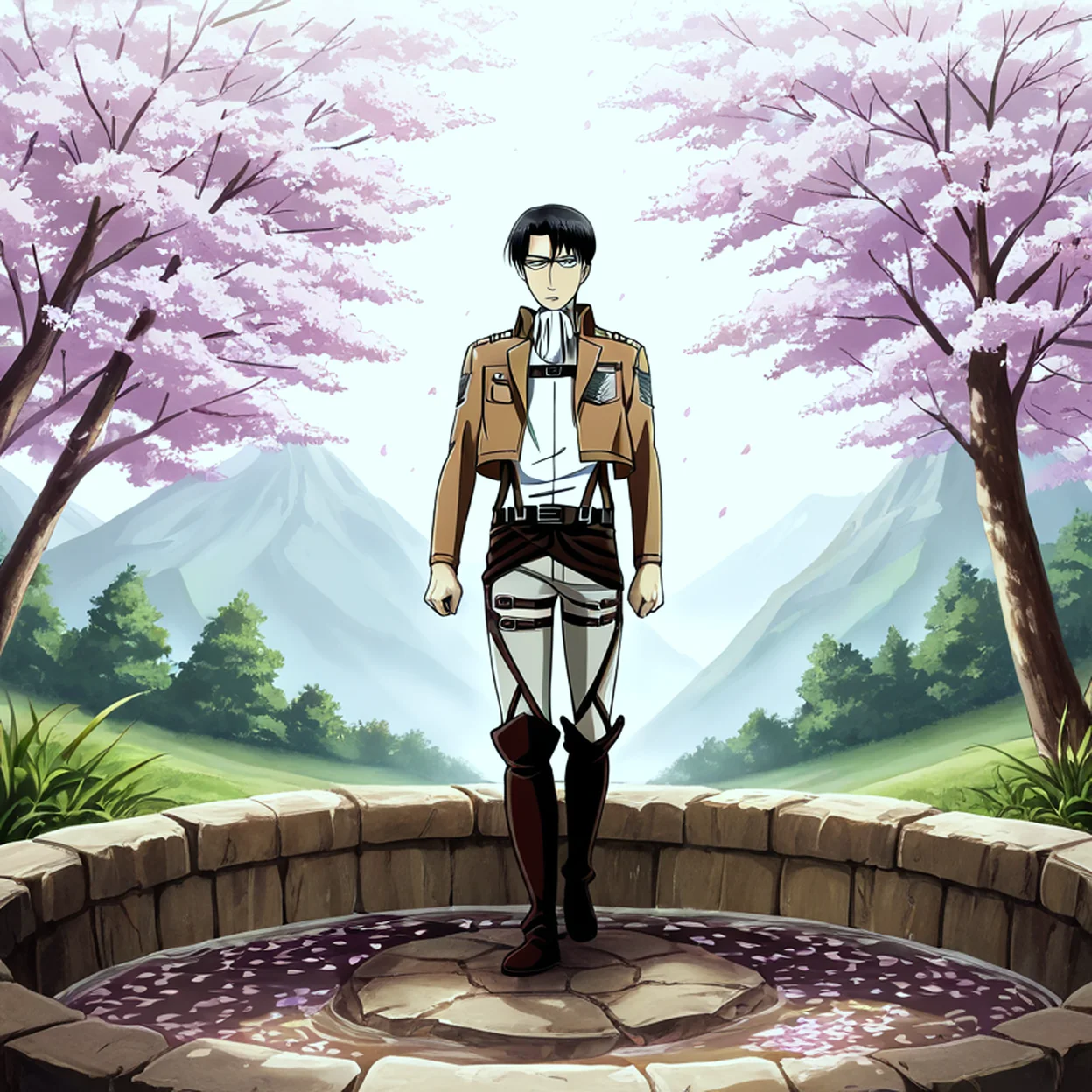Levi Ackerman — image 5/5, Kuudere AI character on HoneyChat