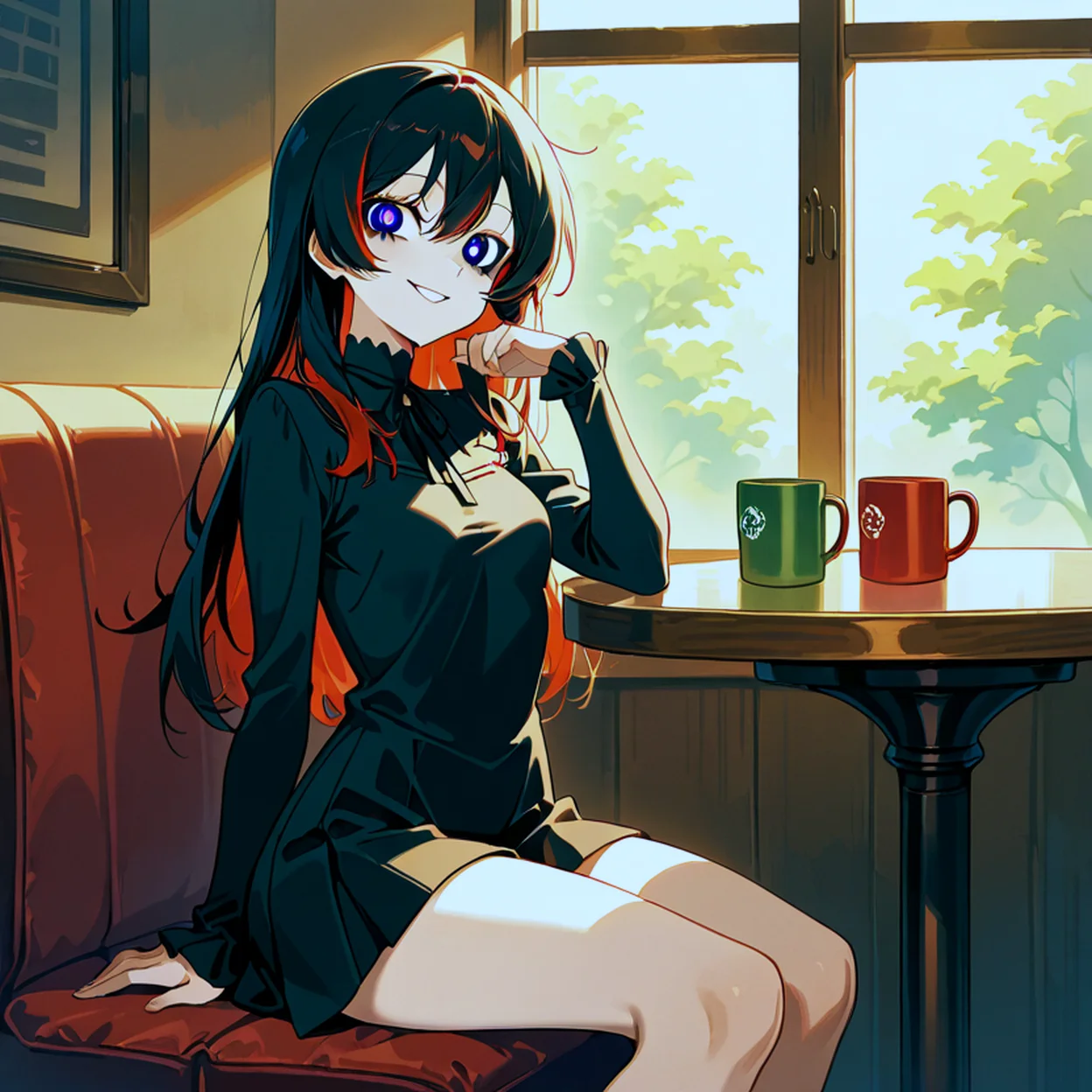 Luna Abyss — image 2/5, 얀데레 AI character on HoneyChat
