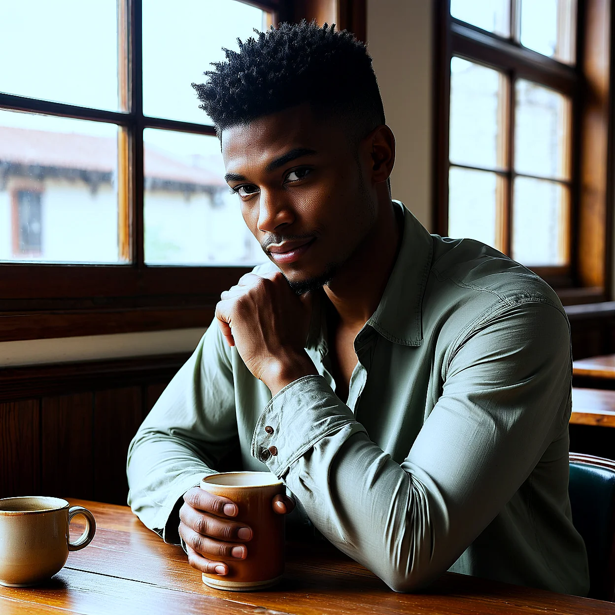 Malik Carter — image 2/5, Confident AI character on HoneyChat