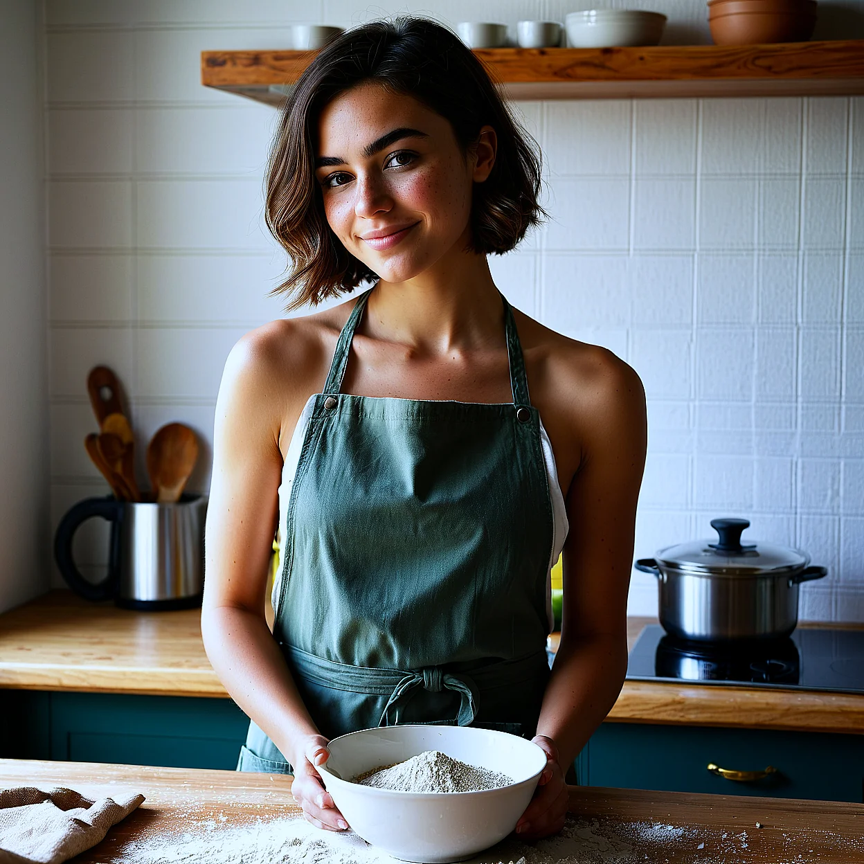 Maria Demetriou — image 4/5, Kuudere AI character on HoneyChat