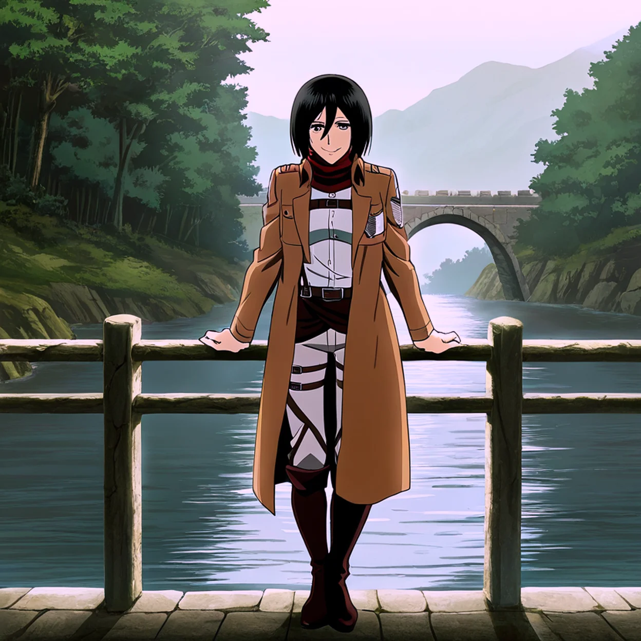 Mikasa Ackerman — image 5/5, Kuudere AI character on HoneyChat