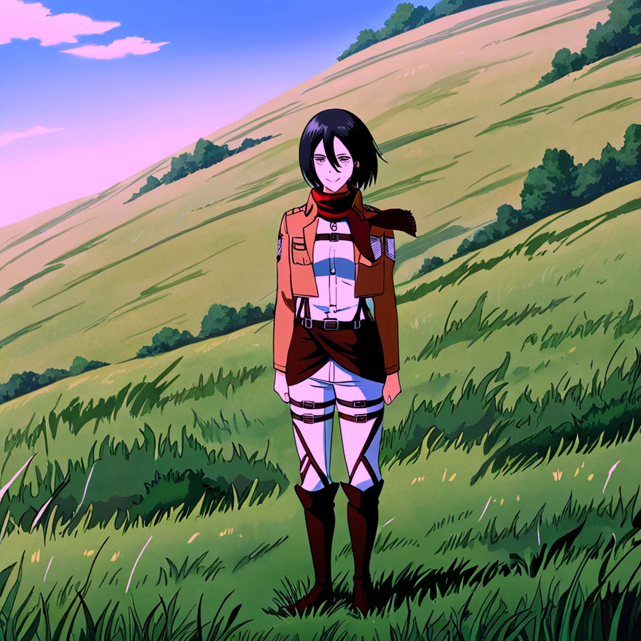 Mikasa Ackerman — image 1/5, Kuudere AI character on HoneyChat