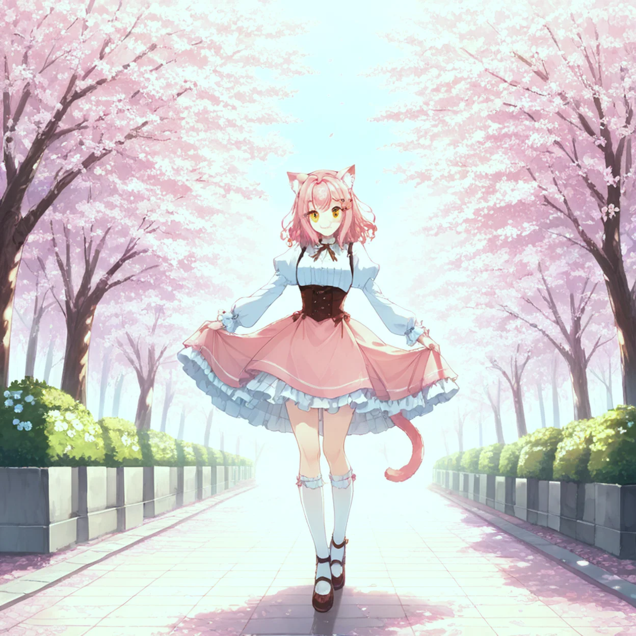 Momo Hoshino — image 2/5, 猫耳っ娘 AI character on HoneyChat