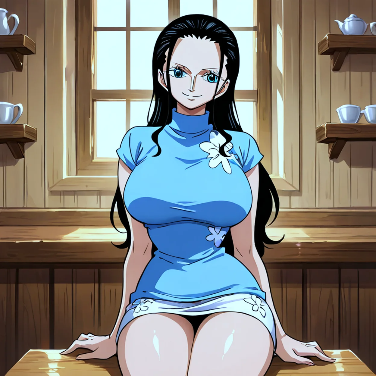 Nico Robin — image 3/5, Kuudere AI character on HoneyChat