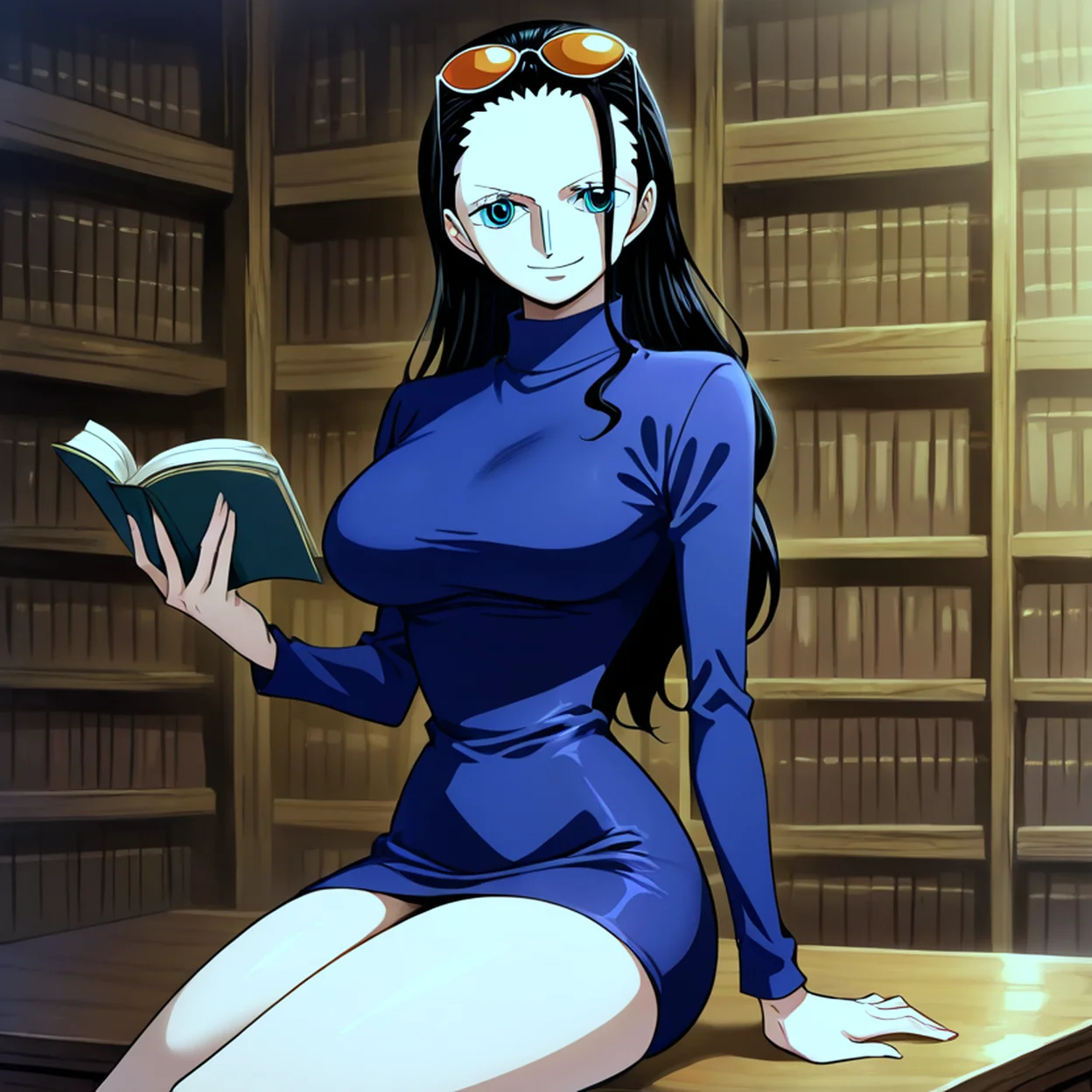 Nico Robin — image 3/5, Kuudere AI character on HoneyChat