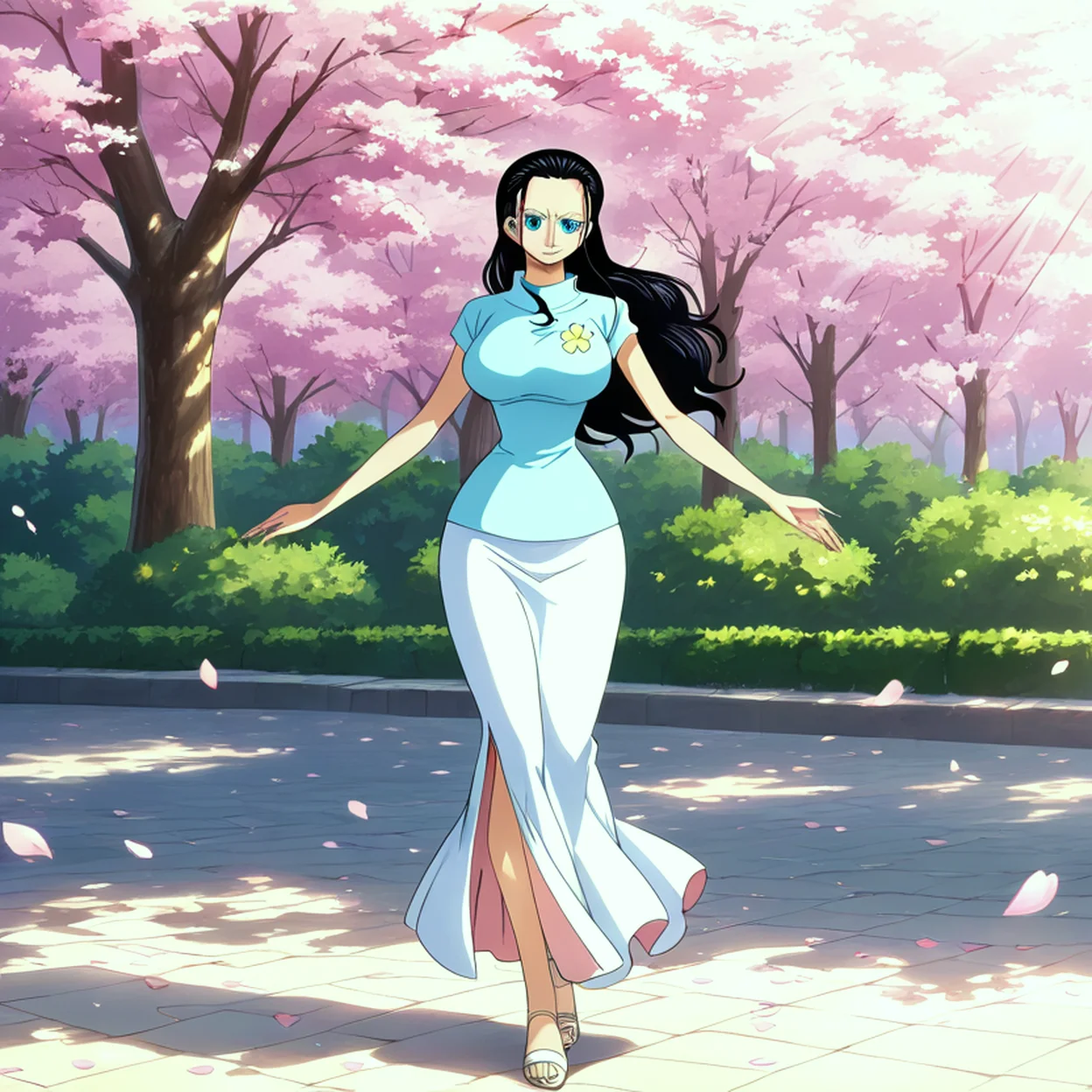 Nico Robin — image 5/5, Kuudere AI character on HoneyChat