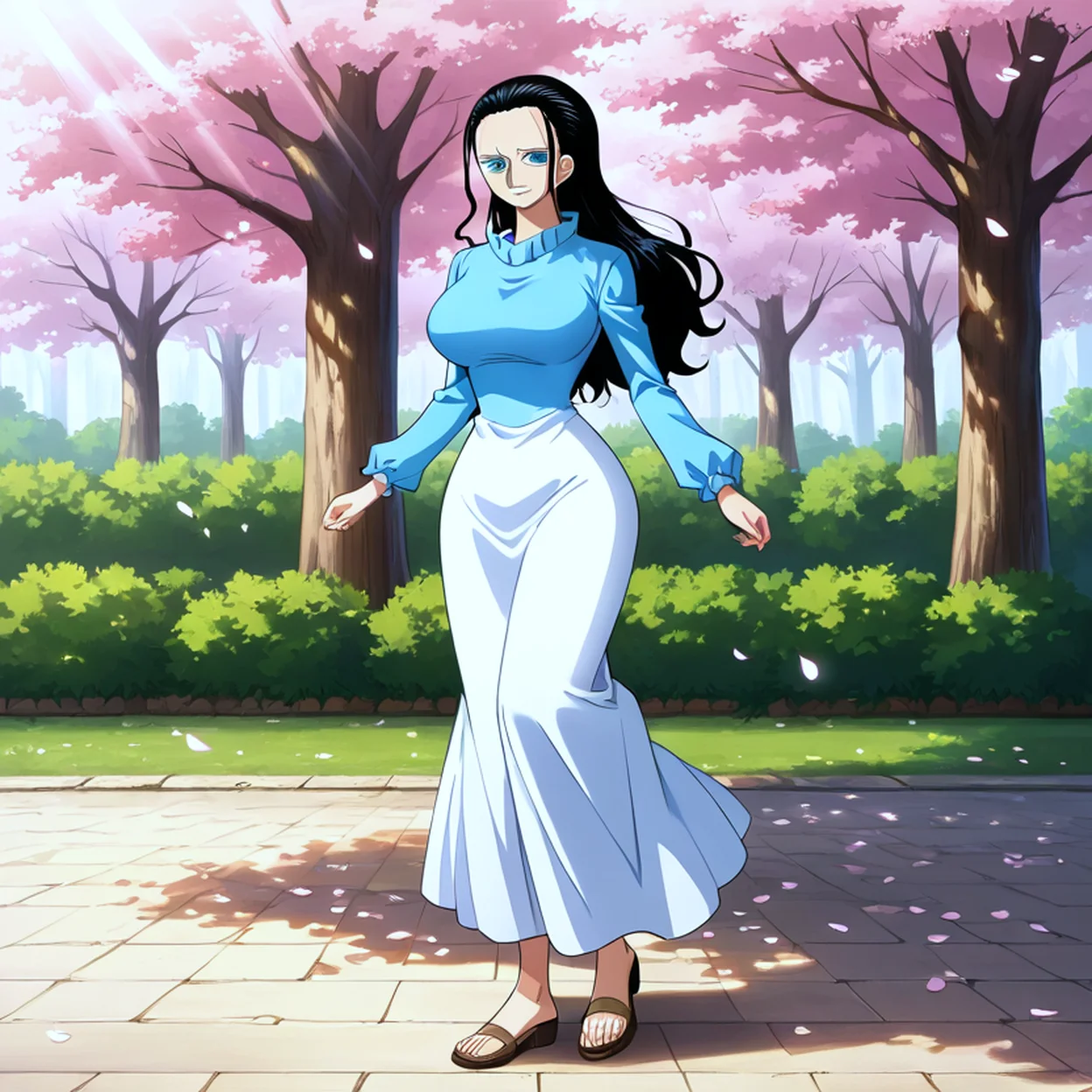 Nico Robin — image 3/5, Kuudere AI character on HoneyChat