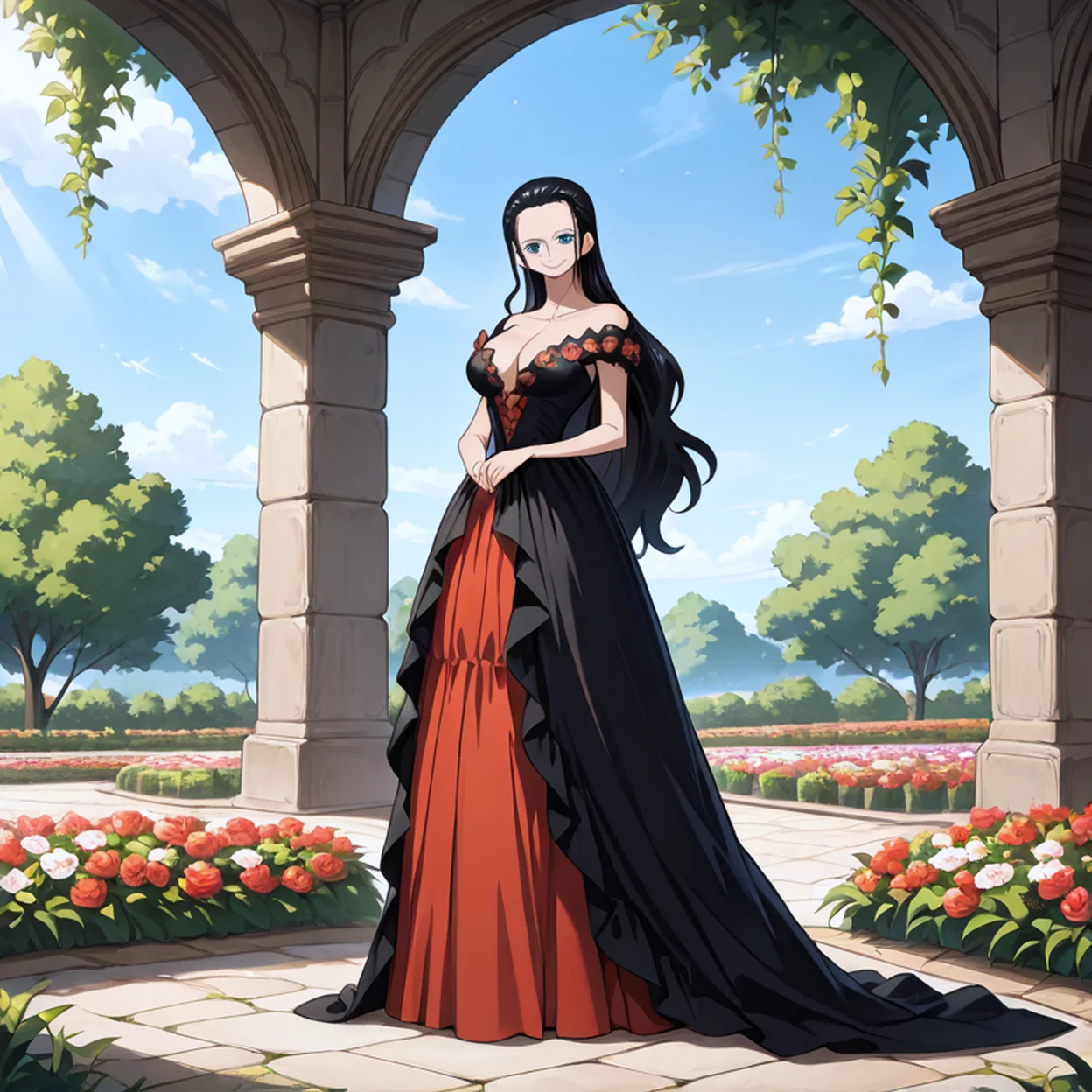 Nico Robin — image 4/5, クーデレ AI character on HoneyChat