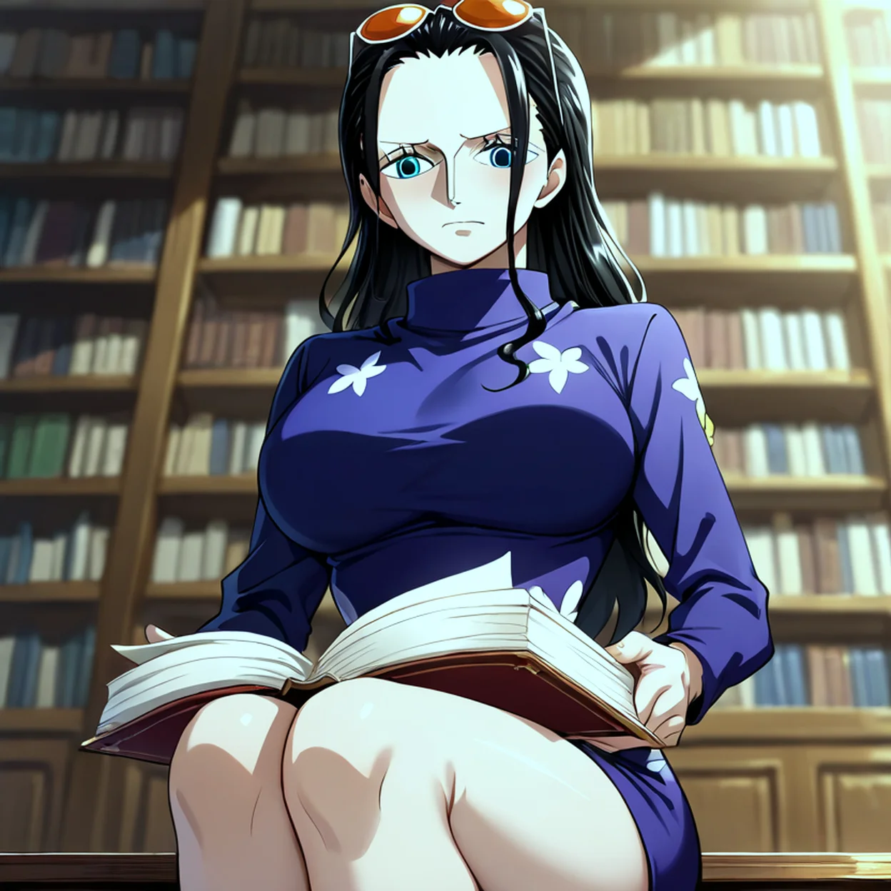 Nico Robin — image 4/5, Kuudere AI character on HoneyChat