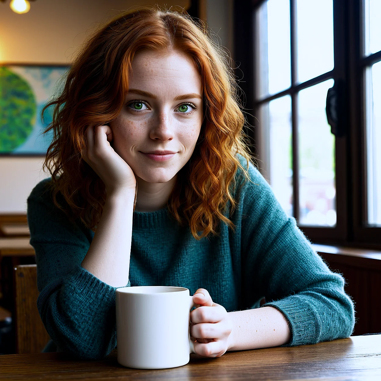 Nina Koroleva — image 4/5, Introvert AI character on HoneyChat
