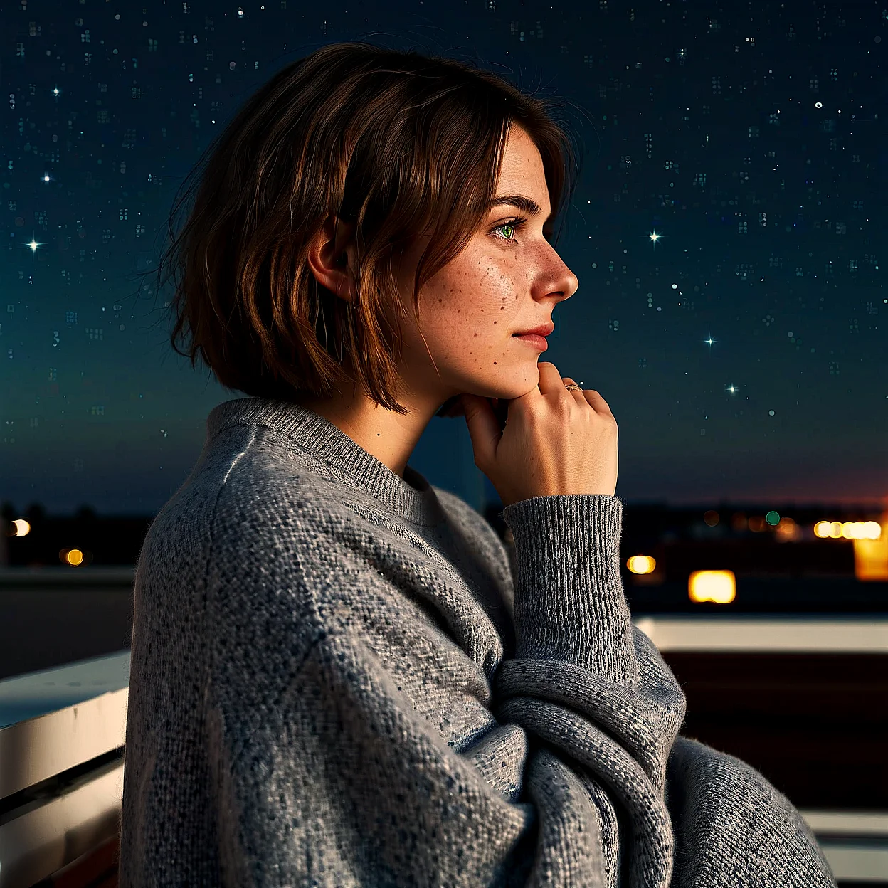 Olivia Kern — image 2/5, حالمة AI character on HoneyChat