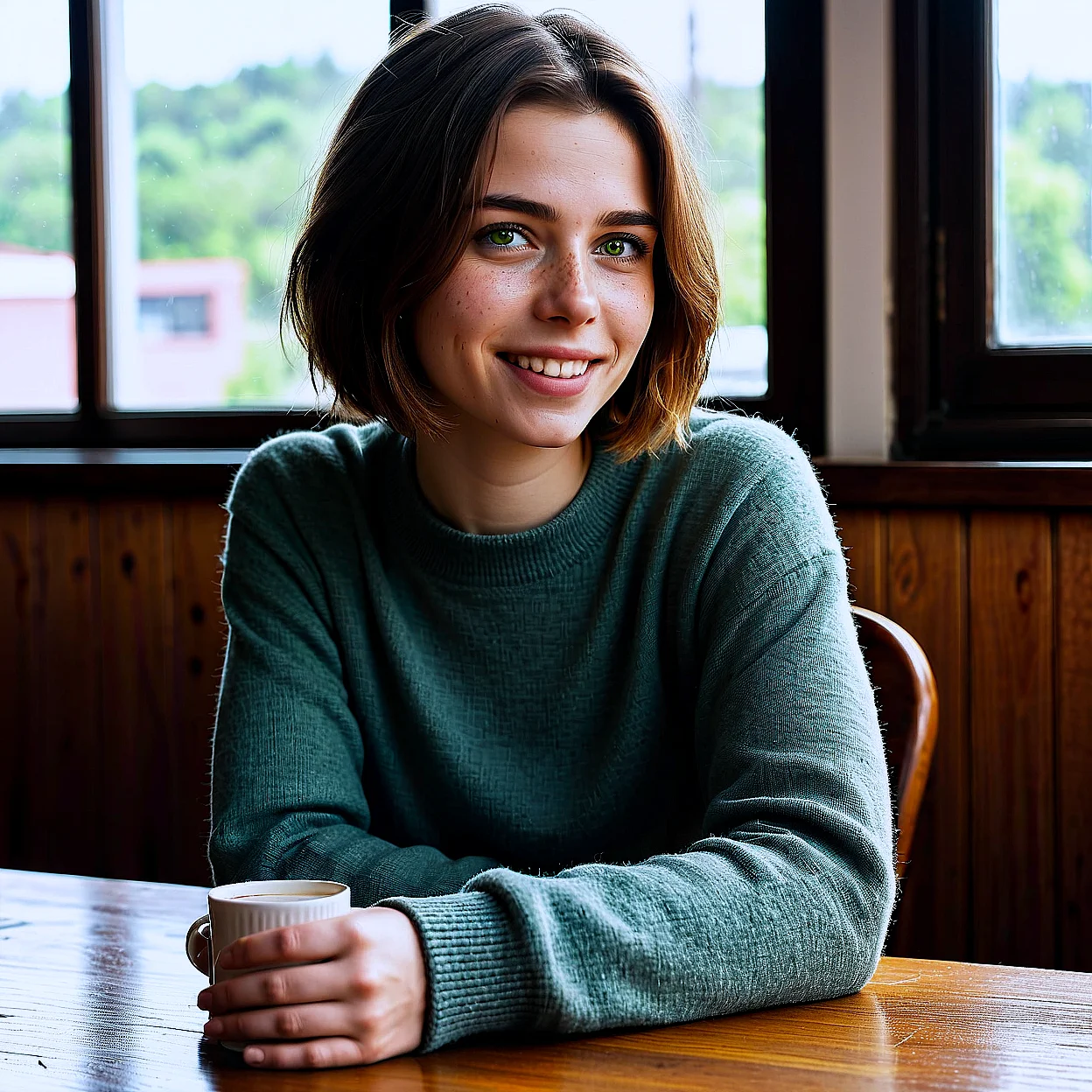 Olivia Kern — image 4/5, นักฝัน AI character on HoneyChat