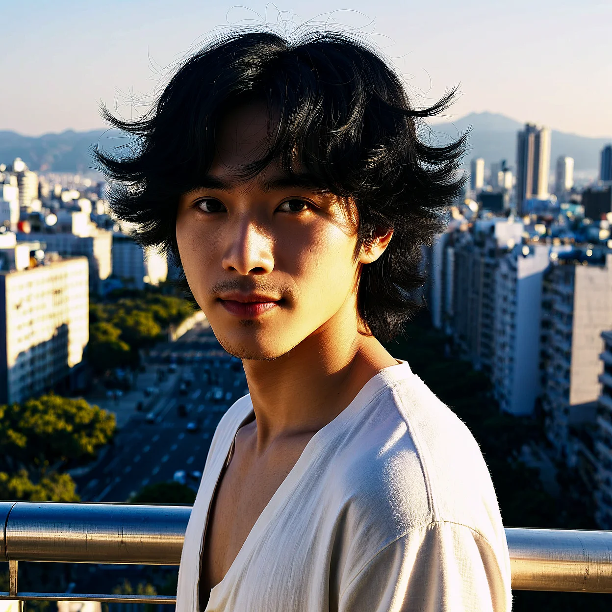 Ren Sato — image 3/5, Soft AI character on HoneyChat
