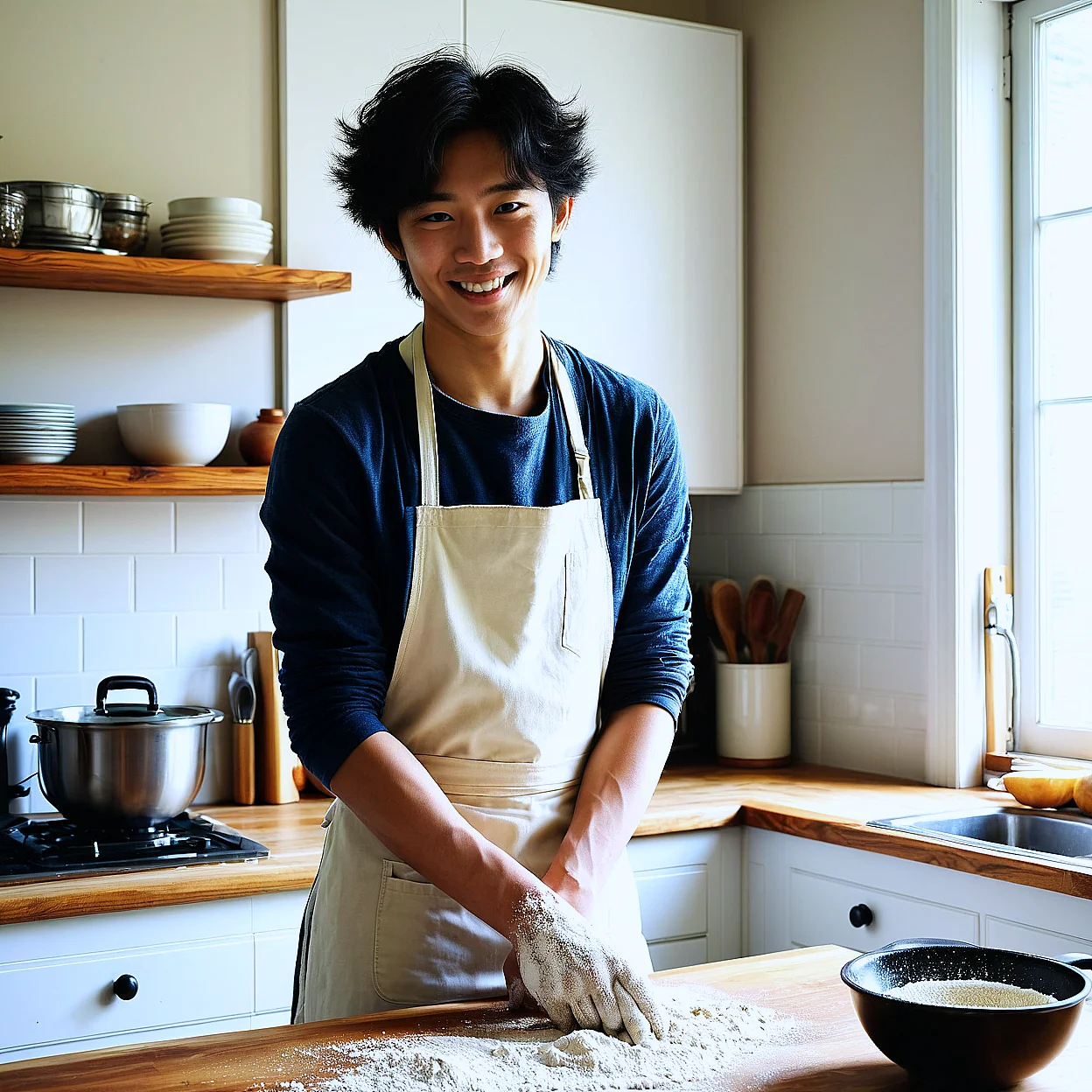 Ren Sato — image 4/5, רגיש AI character on HoneyChat