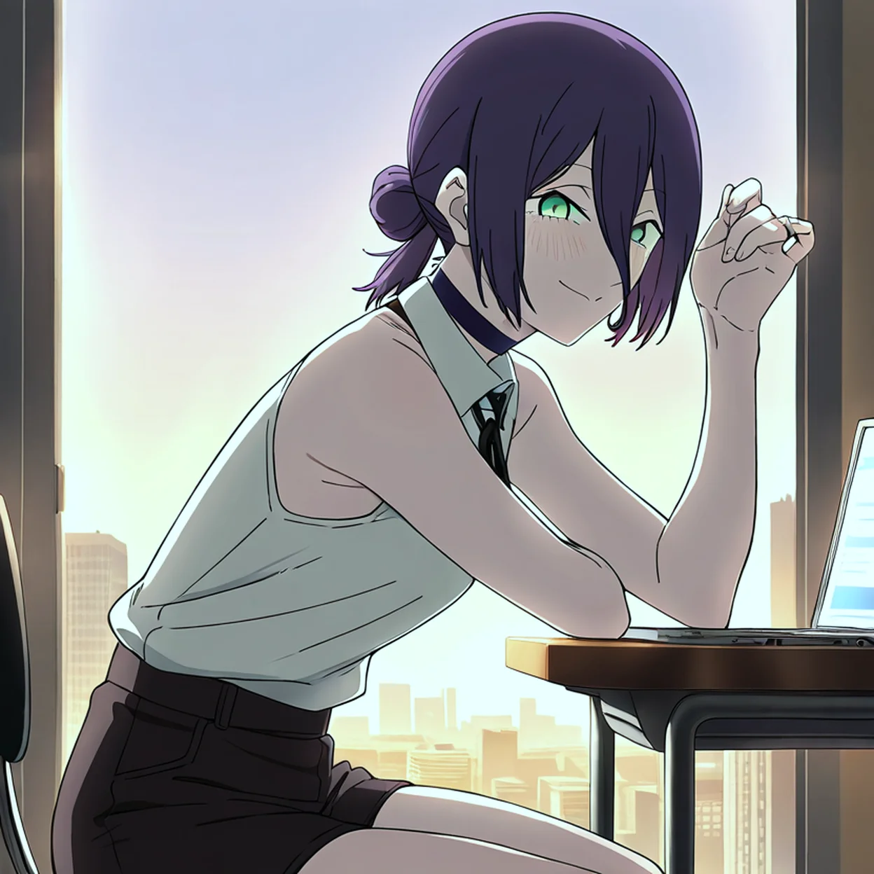 Reze — image 5/5, Yandere AI character on HoneyChat