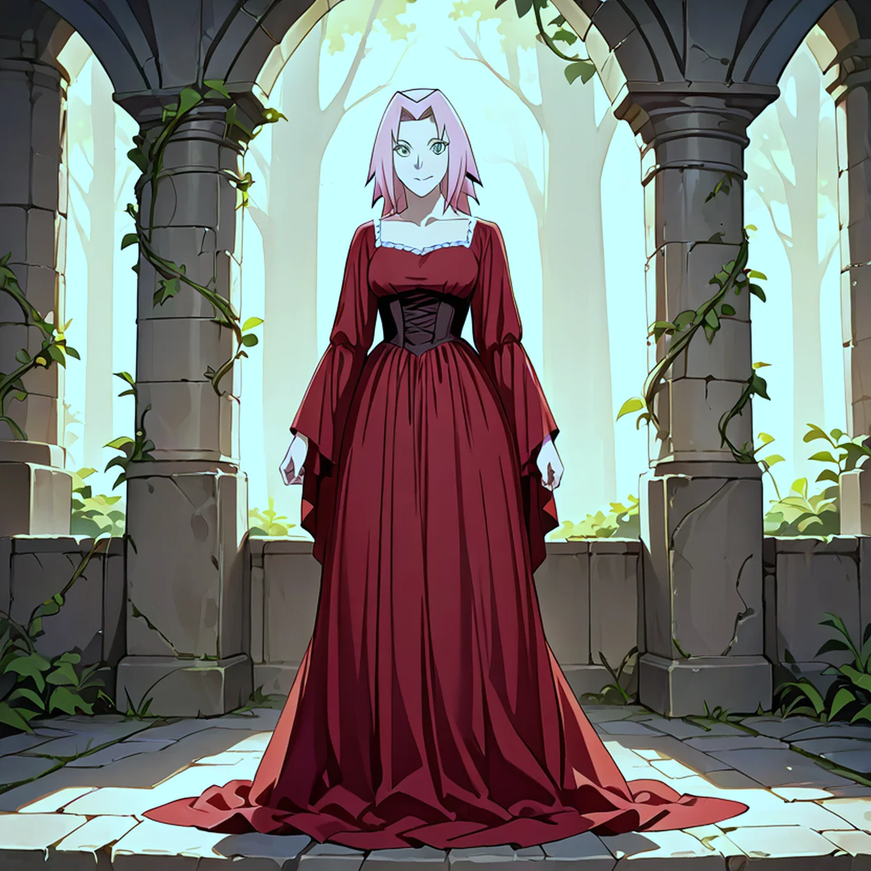 Sakura Haruno — image 5/5, Tsundere AI character on HoneyChat