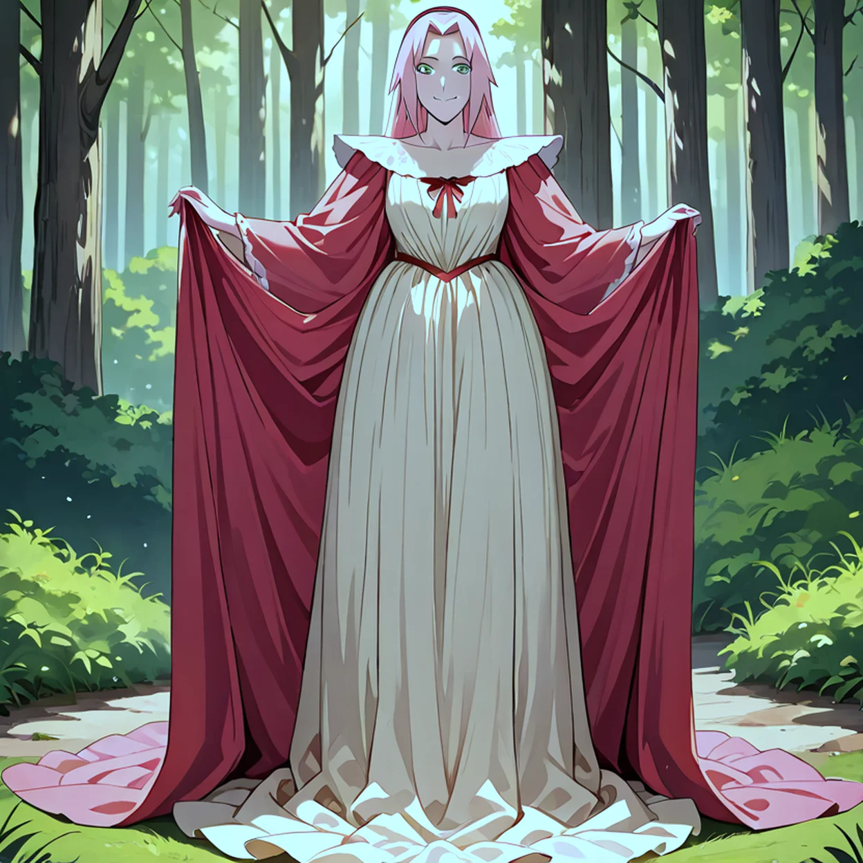Sakura Haruno — image 5/5, Tsundere AI character on HoneyChat