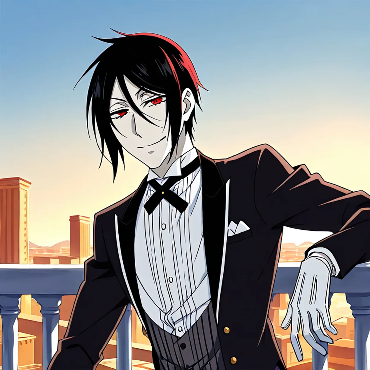 Sebastian Michaelis — image 5/5, مسيطر AI character on HoneyChat