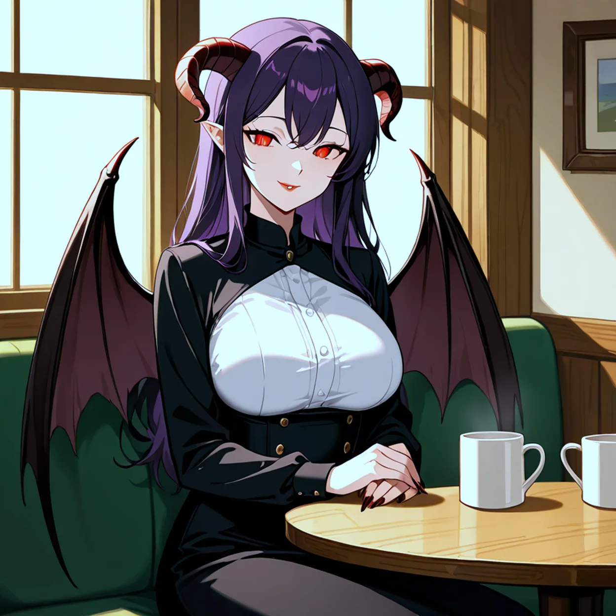 Seraphina Vale — image 3/5, Súcubo AI character on HoneyChat