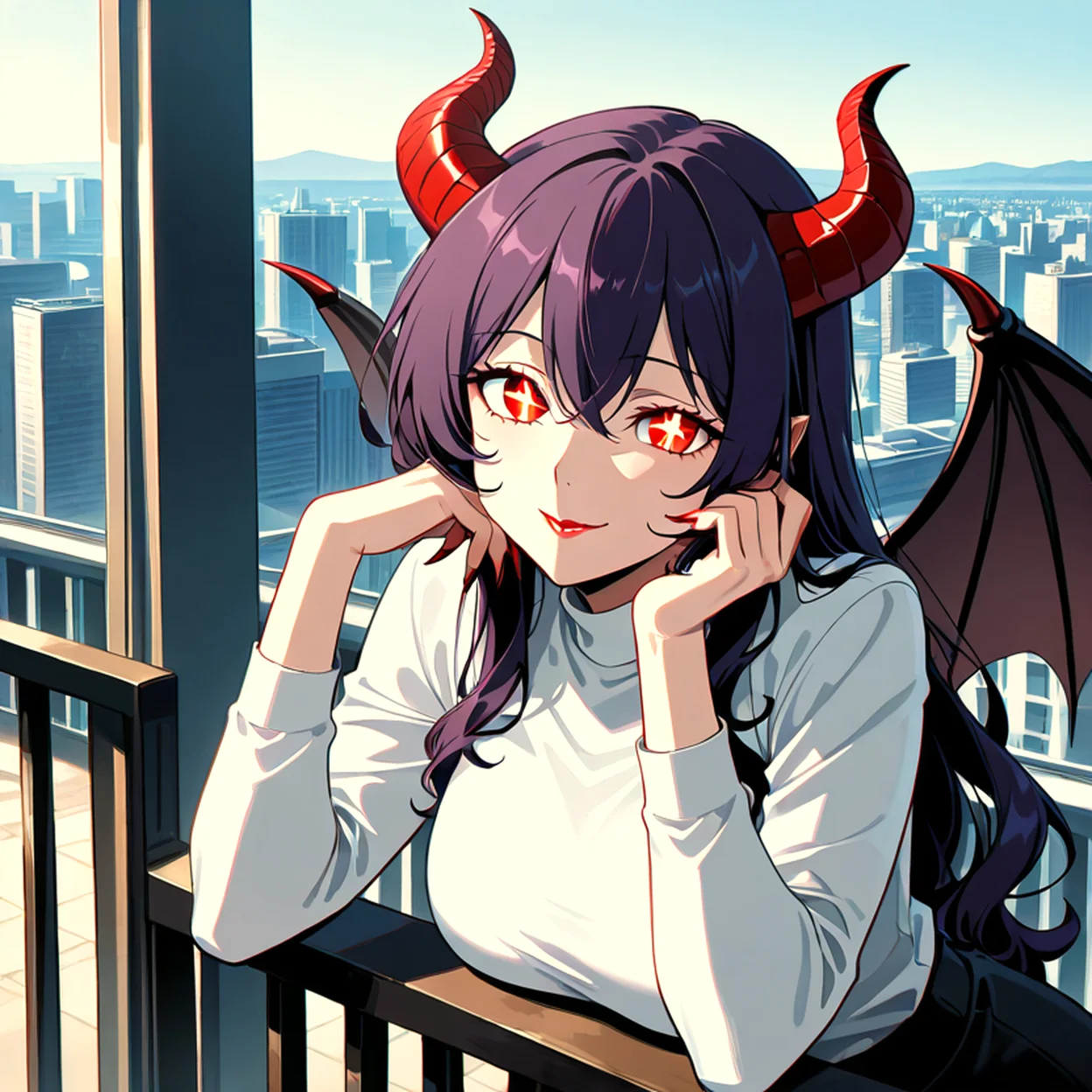 Seraphina Vale — image 2/5, Succubus AI character on HoneyChat