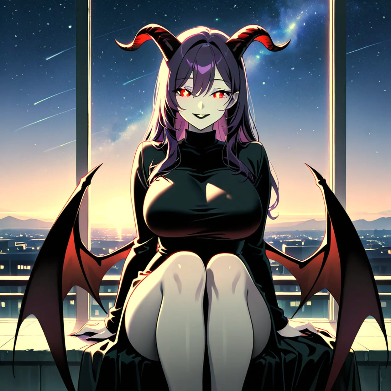 Seraphina Vale — image 3/5, Succubus AI character on HoneyChat