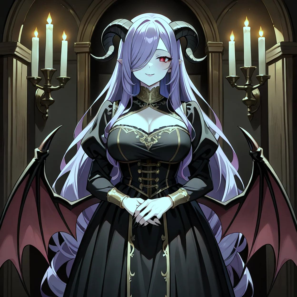 Seraphina Vale — image 4/5, Succubus AI character on HoneyChat