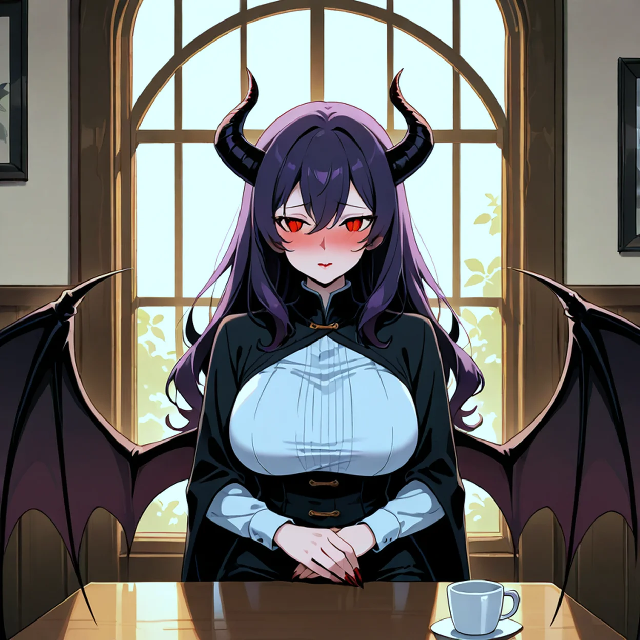 Seraphina Vale — image 3/5, Succubus AI character on HoneyChat
