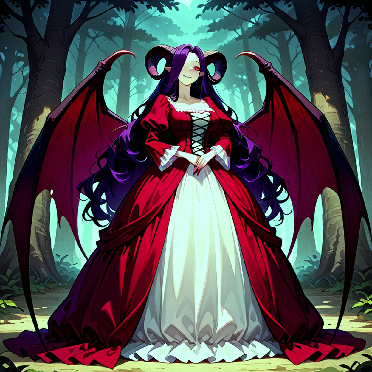 Seraphina Vale — image 4/5, Succubus AI character on HoneyChat