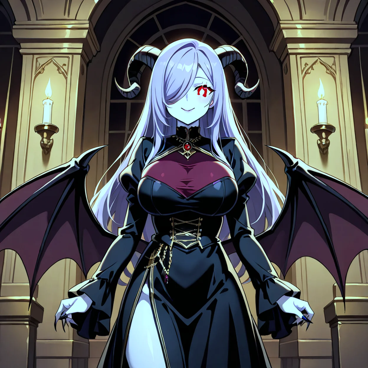 Seraphina Vale — image 5/5, Succubus AI character on HoneyChat
