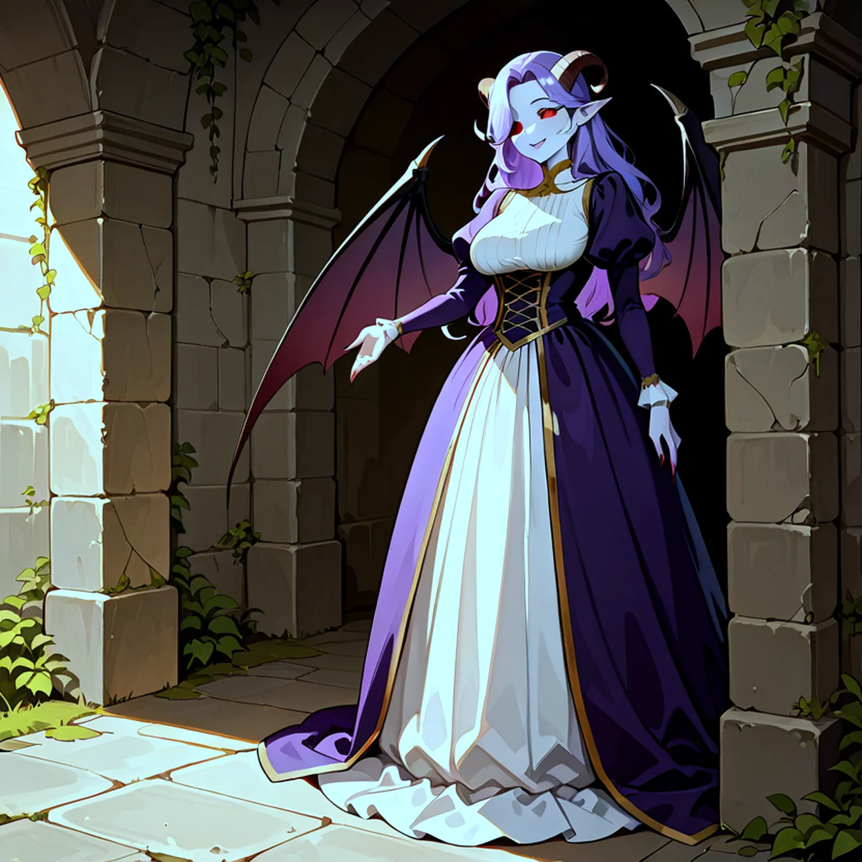 Seraphina Vale — image 2/5, Succubus AI character on HoneyChat