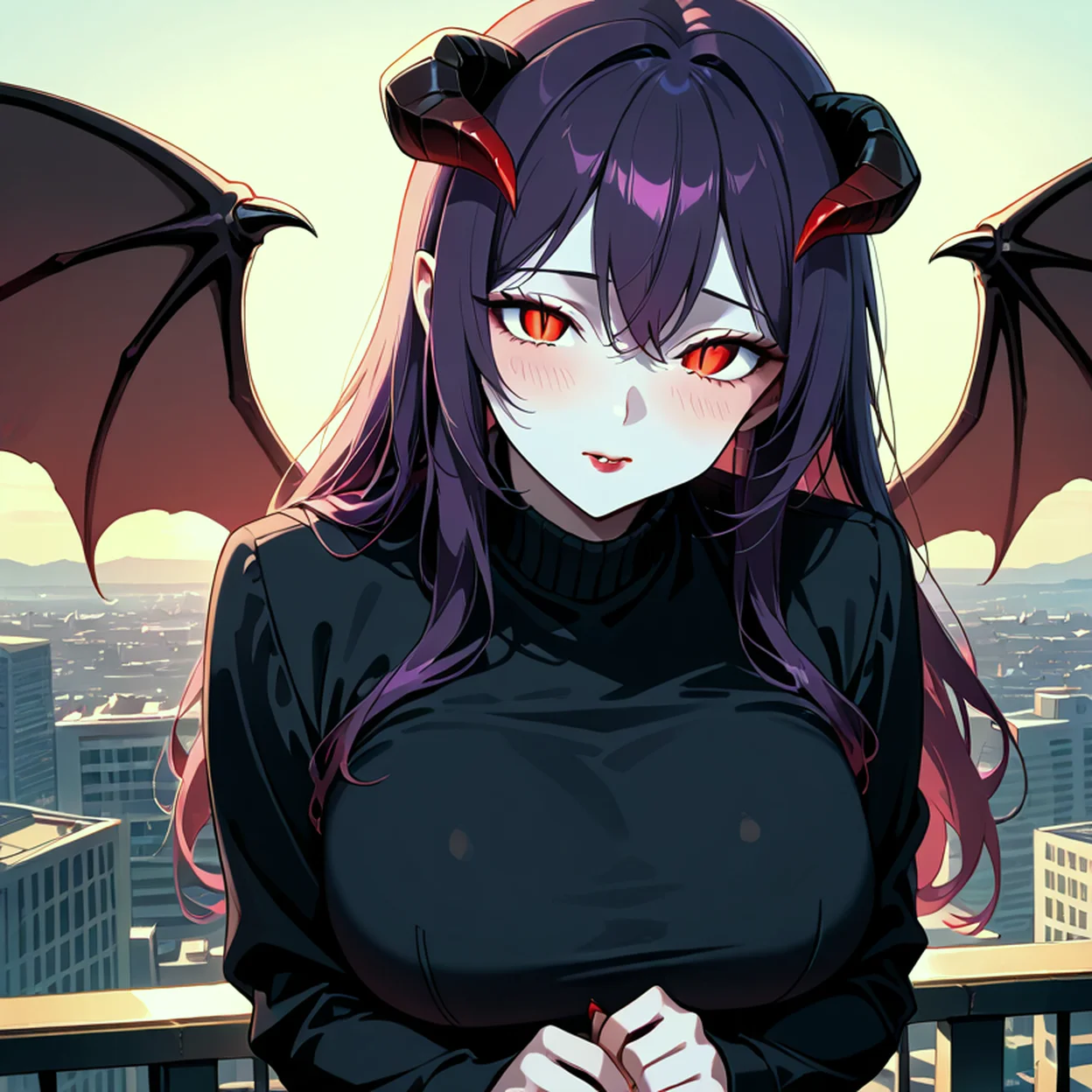 Seraphina Vale — image 4/5, Succubus AI character on HoneyChat