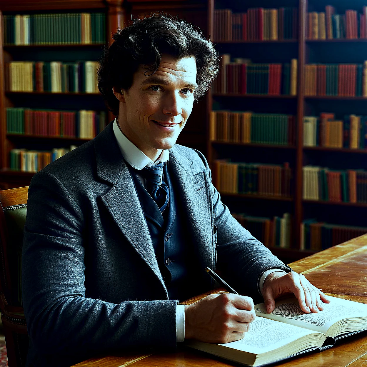Sherlock Holmes — image 3/5, Introvert AI character on HoneyChat