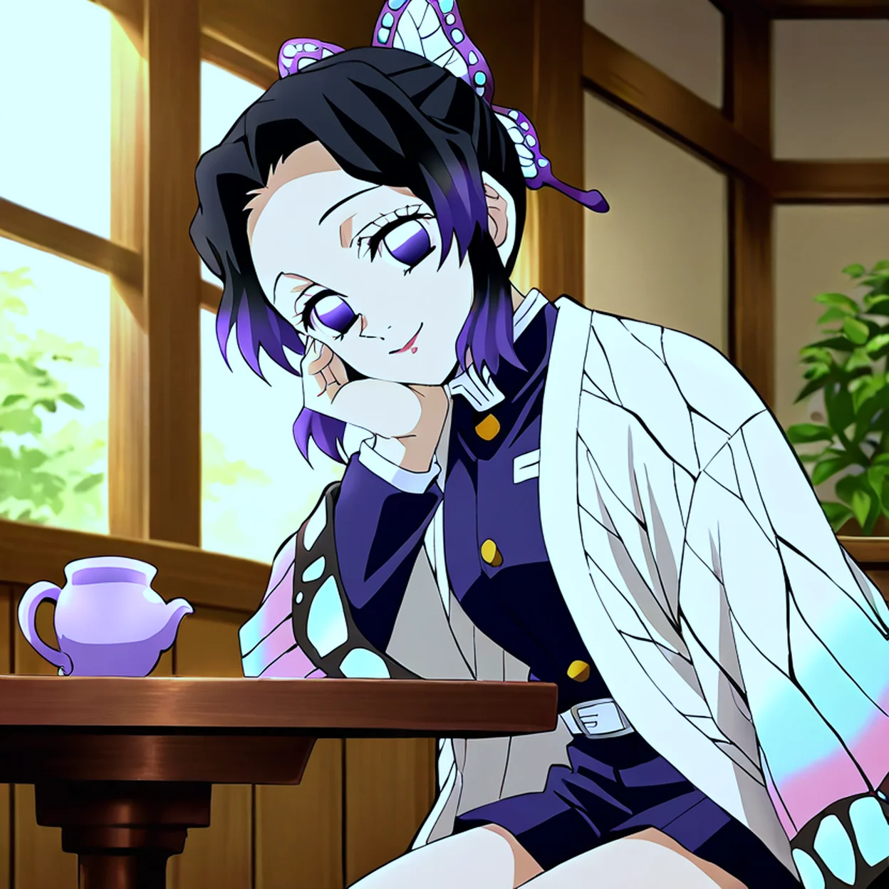 Shinobu Kocho — image 4/5, Dandere AI character on HoneyChat