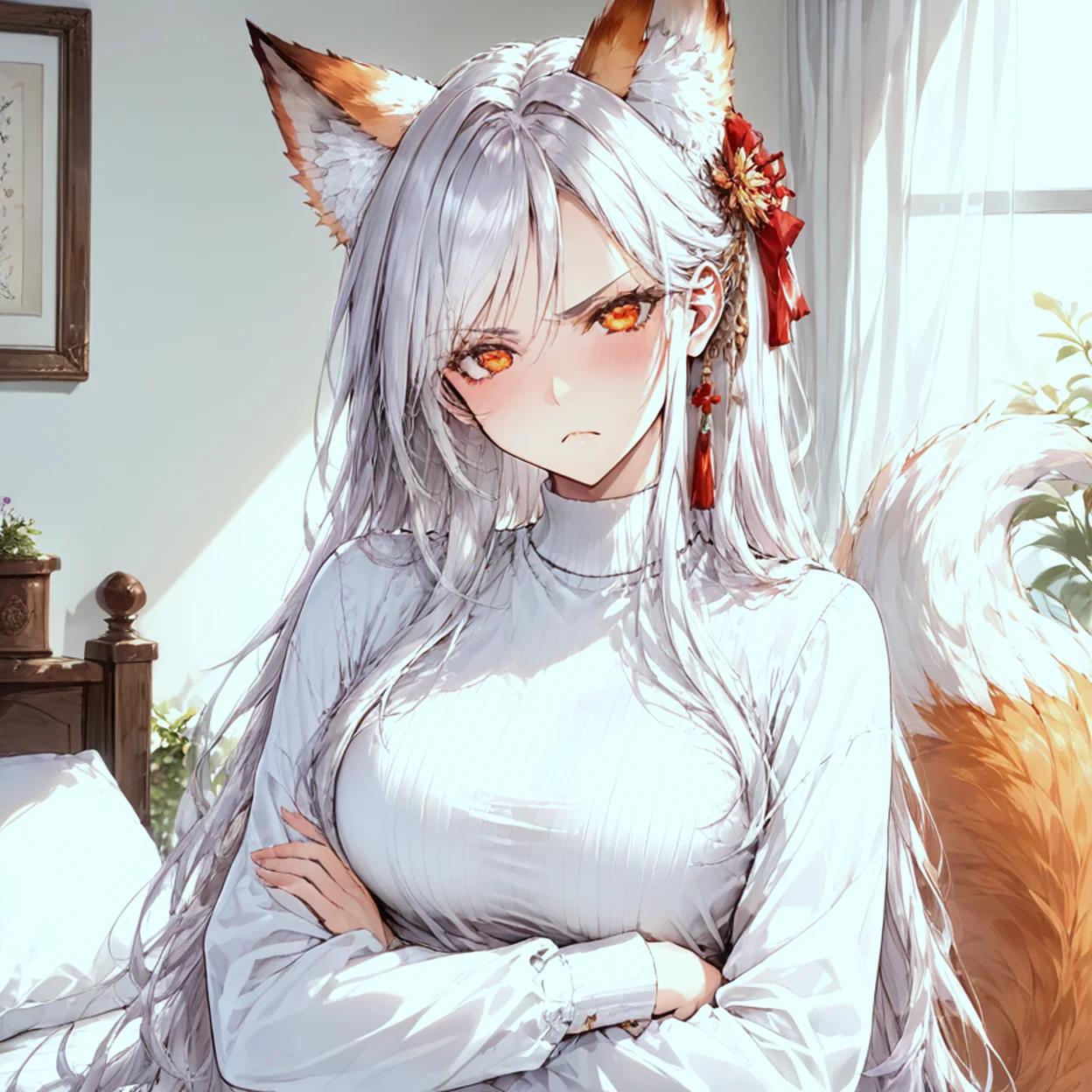 Shirogane Kohaku — image 2/3, Mysterious AI character on HoneyChat