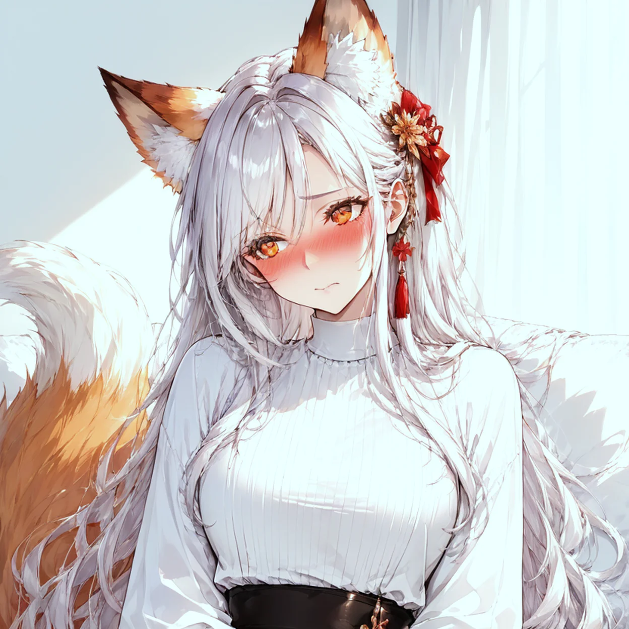 Shirogane Kohaku — image 3/3, Mysterious AI character on HoneyChat