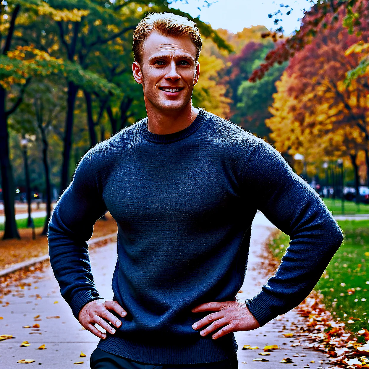 Steve Rogers — image 3/5, Дбайливий AI character on HoneyChat