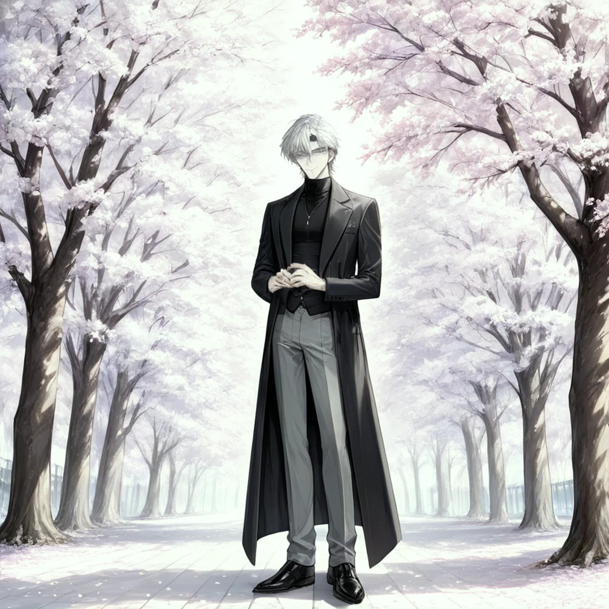 Sylas Voss — image 3/5, Kuudere AI character on HoneyChat