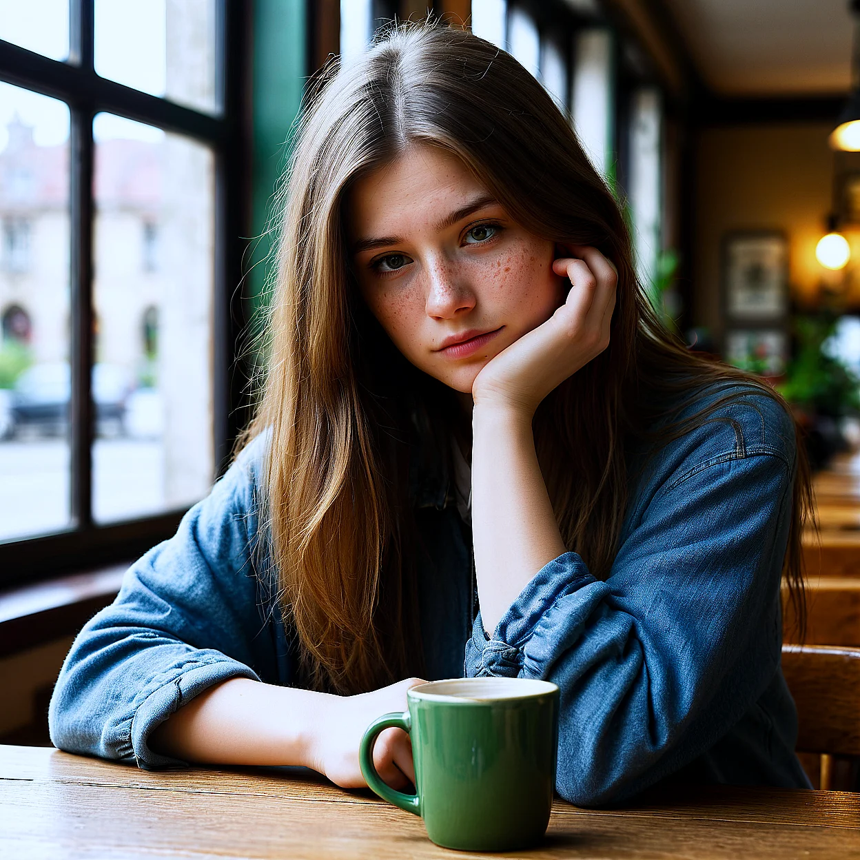 Vasilisa Moroz — image 5/5, Gentle AI character on HoneyChat